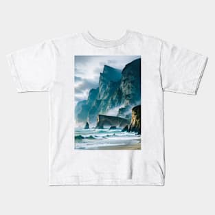 Sea Archway in the Pacific Northwest Kids T-Shirt